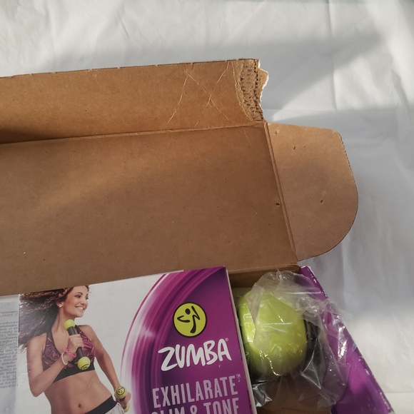 Zumba Exhilarate Slim & Tone Body Shaping System Workout DVD Toning Stick - Picture 3 of 16